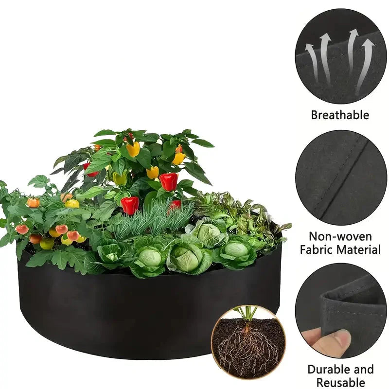Round Plant Growth Bag – Garden Container for Easy Plant Growth