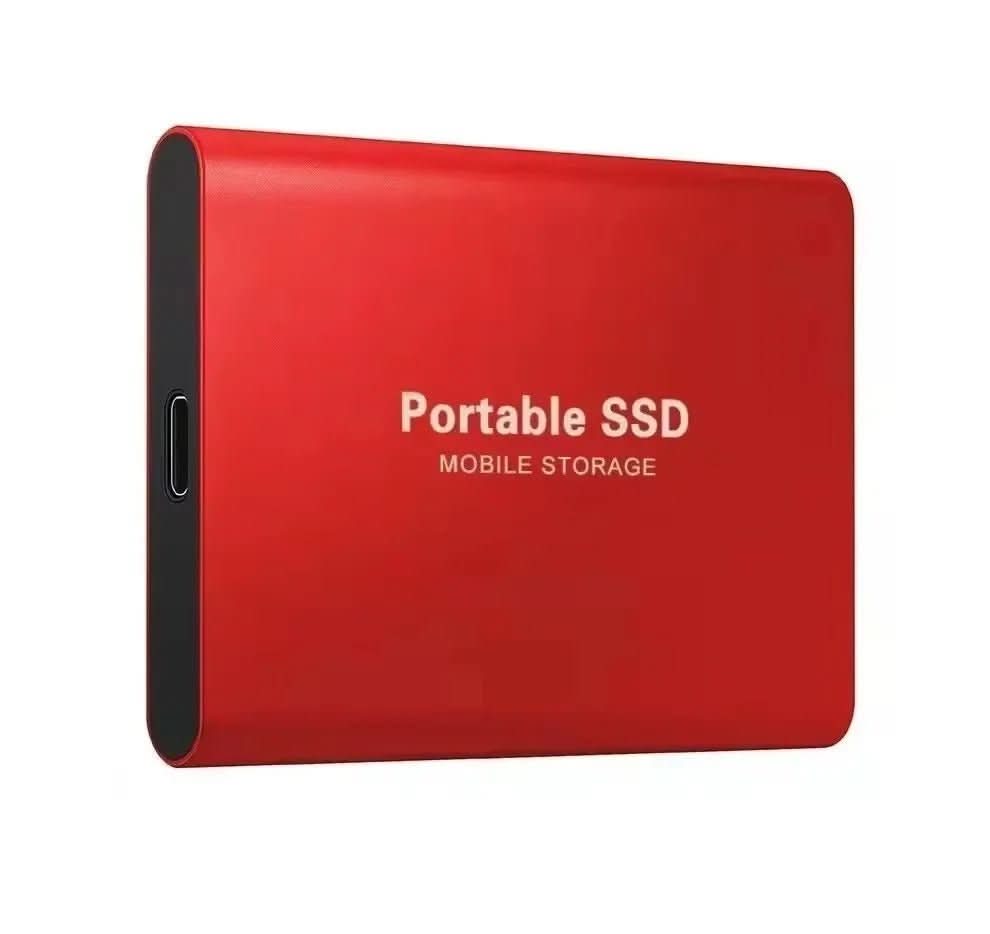 External 100GB hard drive with ultra-fast USB-C & USB 3.1 connection