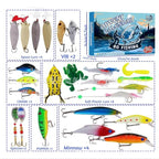 24 Days Christmas Countdown Fish Tackle Set