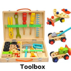 Interactive Wooden Construction Set