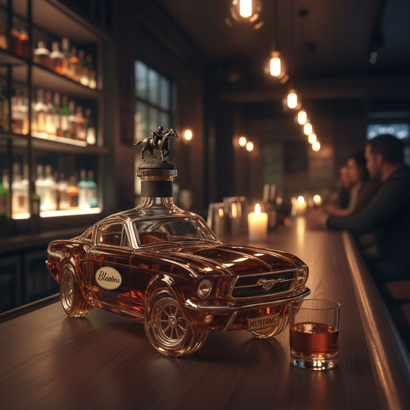 Mustang Whisky Bottle