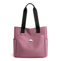 Large Capacity Water Repellent Multi Pocket Nylon Shoulder Bag
