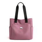 Large Capacity Water Repellent Multi Pocket Nylon Shoulder Bag