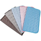 Cooling mat for pets with non-toxic self-cooling gel