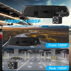 Front and Rear Dual Recording HD Night Vision Dash Cam