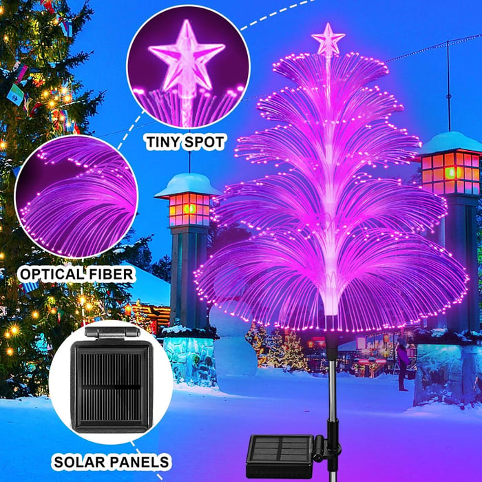 LightGarden Solar Set – 3 Color Changing LED Garden Lights on Solar Power