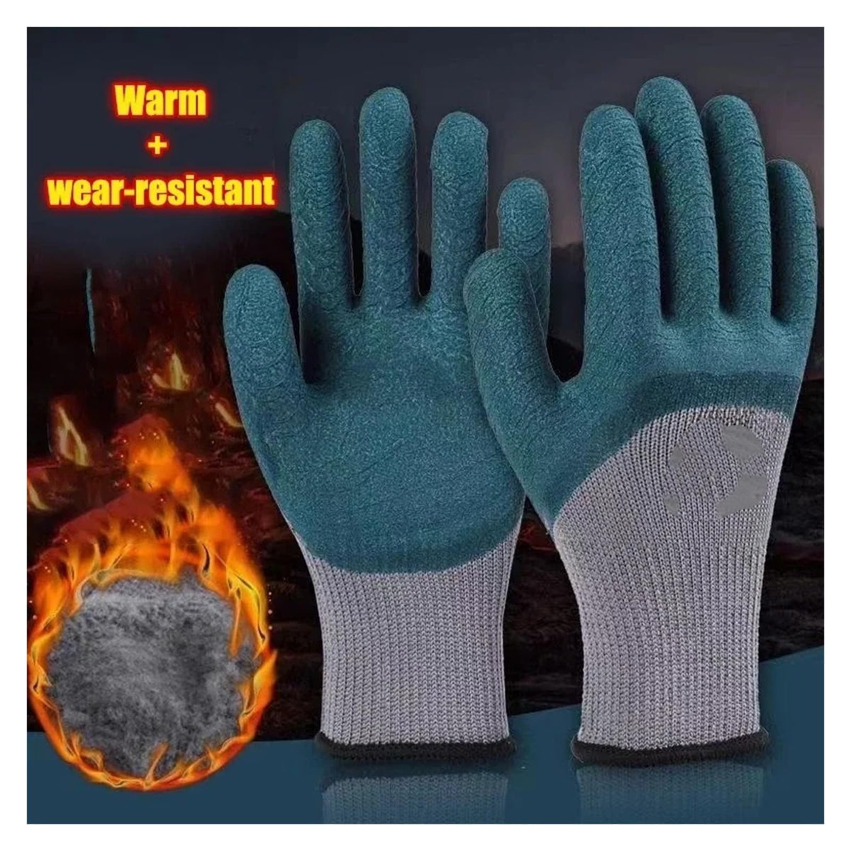 Latex Coated Nylon Gloves
