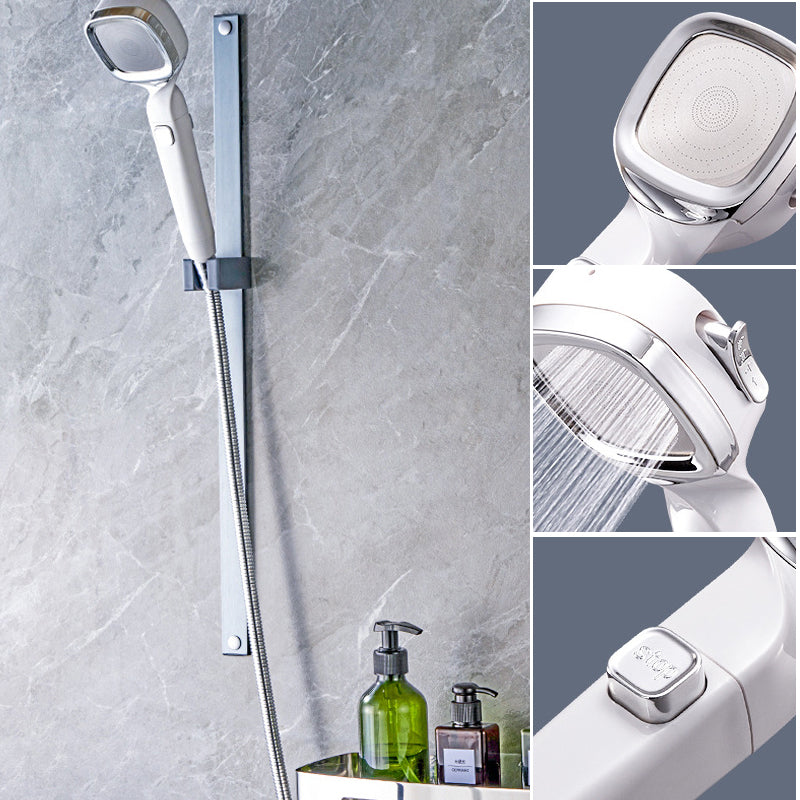 4-Mode Handheld Pressure Showerhead with Pause Switch