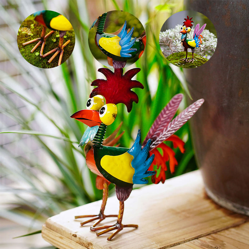 Funny Garden Chicken Statue