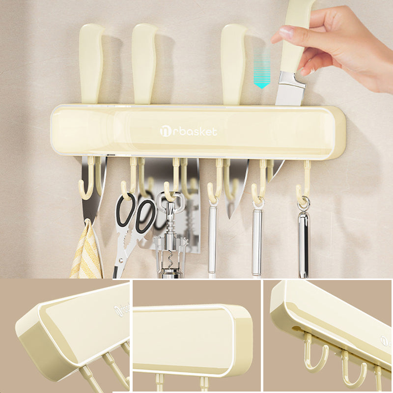 Multifunctional Wall Mounted Knife Storage Shelf