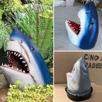 Garden Art Shark Figure Decoration