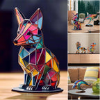 Wildlife Art with Base Wild Animal Desktop Decorations