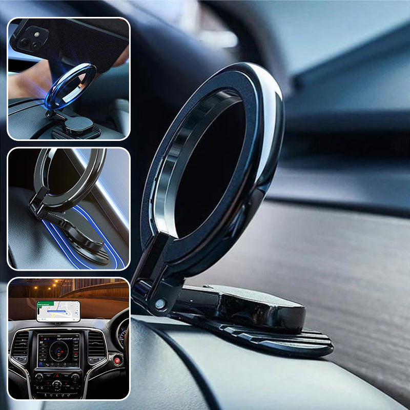 Foldable Car Holder Magnetic Ring Holder