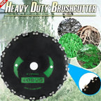 Brush Cutter Chain Saw Blade for 30cc+ Trimmers with 3/16-Inch File Compatibility