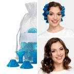 Heat-free silicone hair straightener