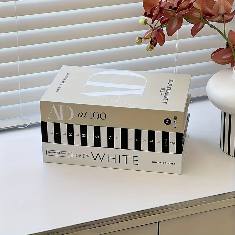 ChicDecor - Set of 3 Elegant Books for Interior Style