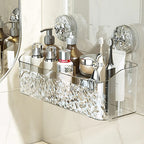 Practical wall shelf | Drill-free storage in the bathroom