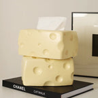 3D Cheese Design Tissue Holder for Creativity