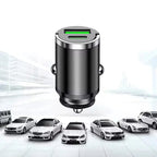 Metal Pull-Ring Invisible Fast Car Charger