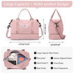 Travel Duffel Bag with Shoes Compartment