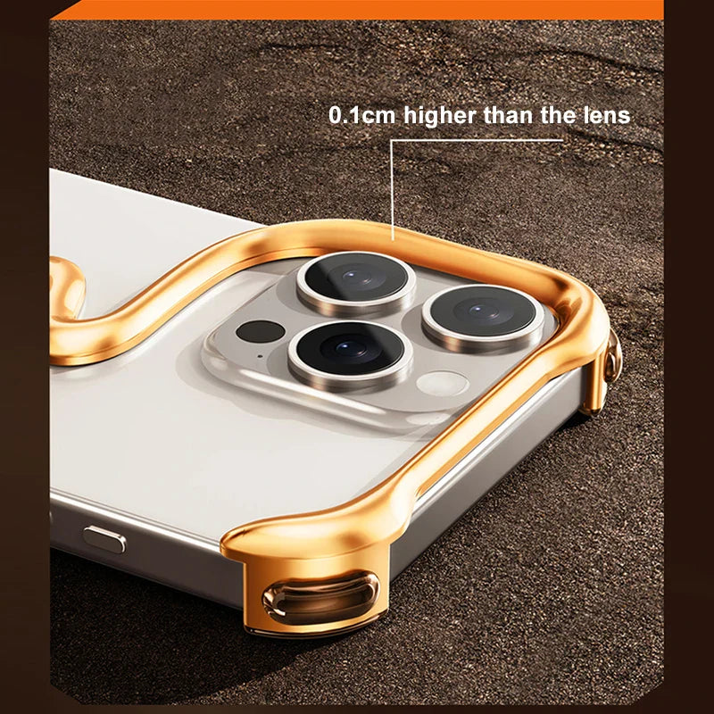 Metal Alloy Frameless iPhone Case