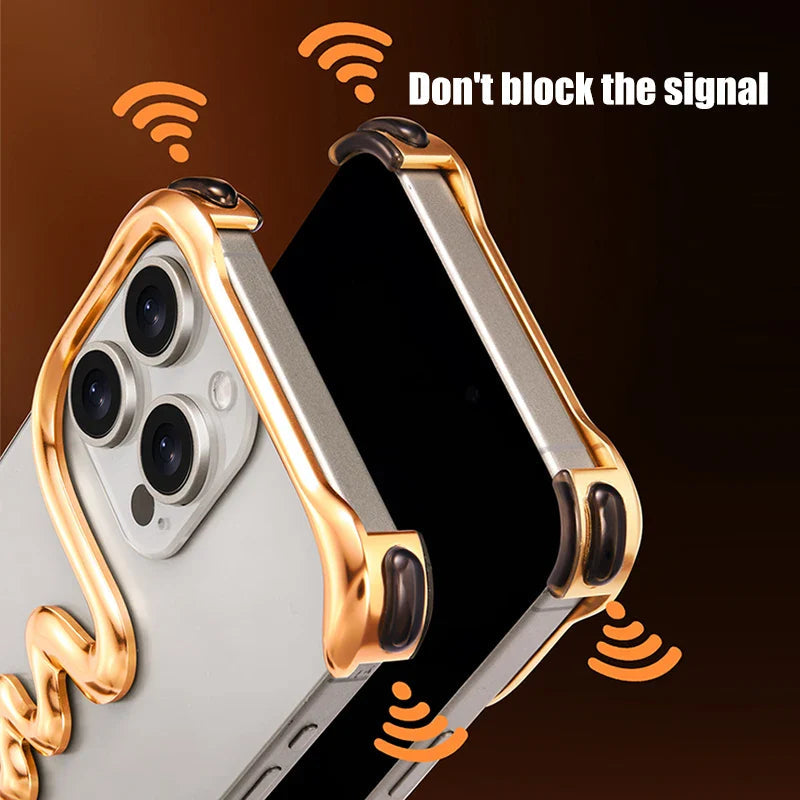 Metal Alloy Frameless iPhone Case