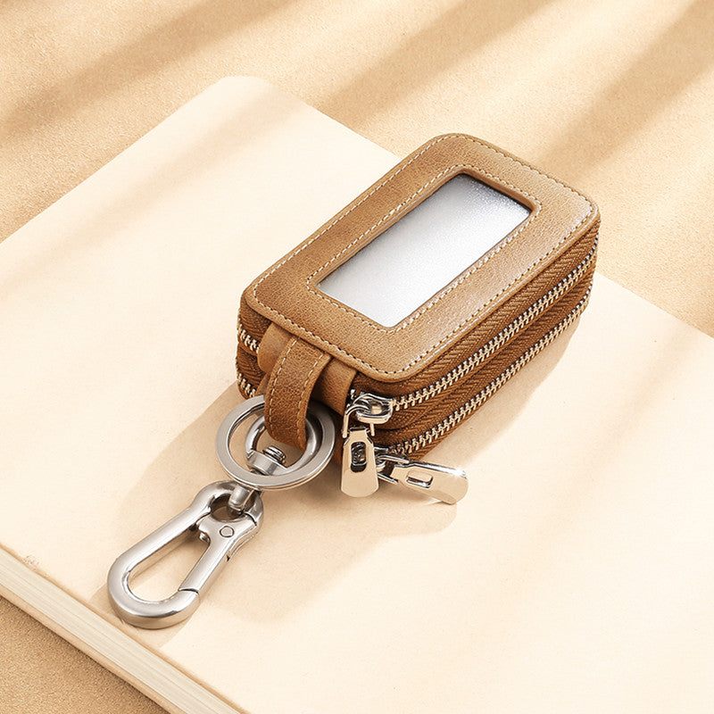 Double Layer Transparent Key Case
