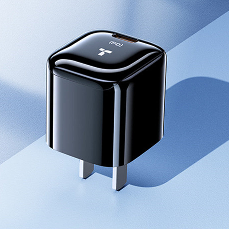 Portable USB-C PD Wall Charger, with Fast Charging Chip, for Phone, Tablet, Earphones & More