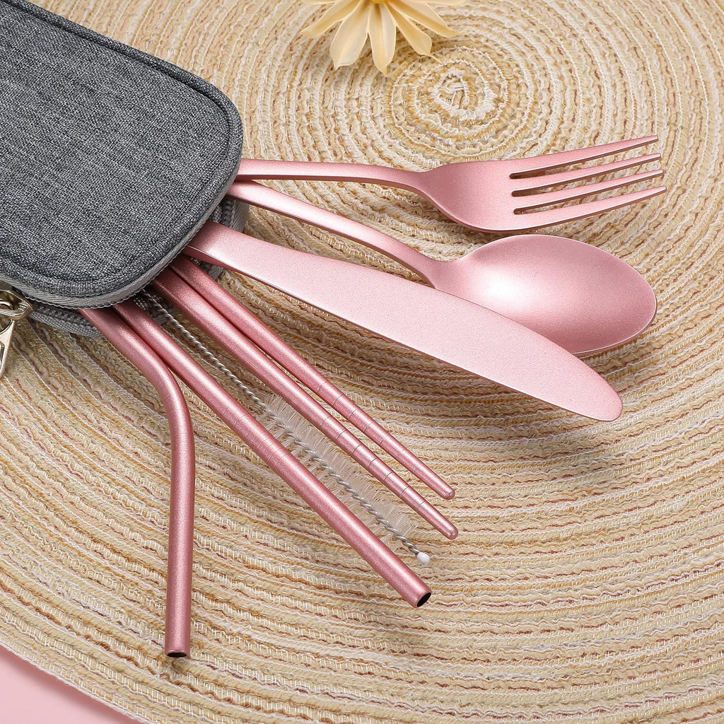 Cutlery Set GoCutlery | 4-piece for on the go | Stainless Steel & BPA-free | With Transport Case