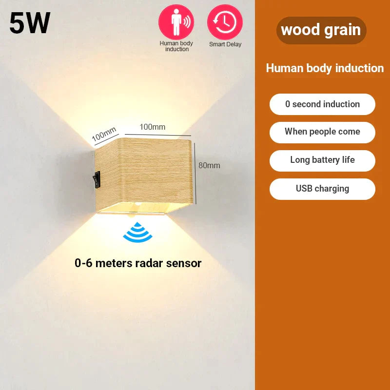 The luxurious and wireless wall lamp!