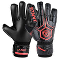 Goalkeeper Gloves with Finger Support, Anti-Slip Palm and Soft PU Hand Back, for Men & Women, Youth & Adult