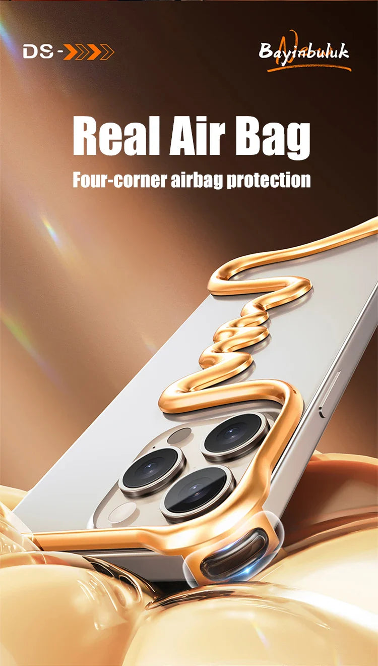 Metal Alloy Frameless iPhone Case