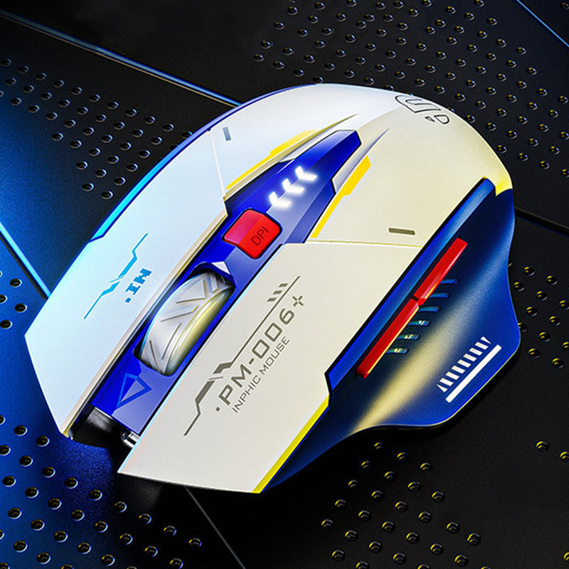 Mecha-Shaped Silent Wireless Mouse