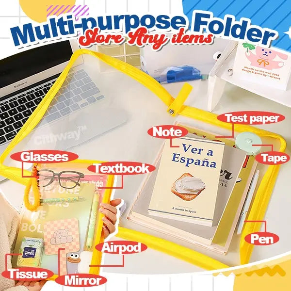 A4-Zipper folder for document organization