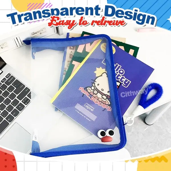 A4-Zipper folder for document organization