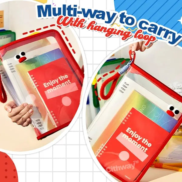 A4-Zipper folder for document organization