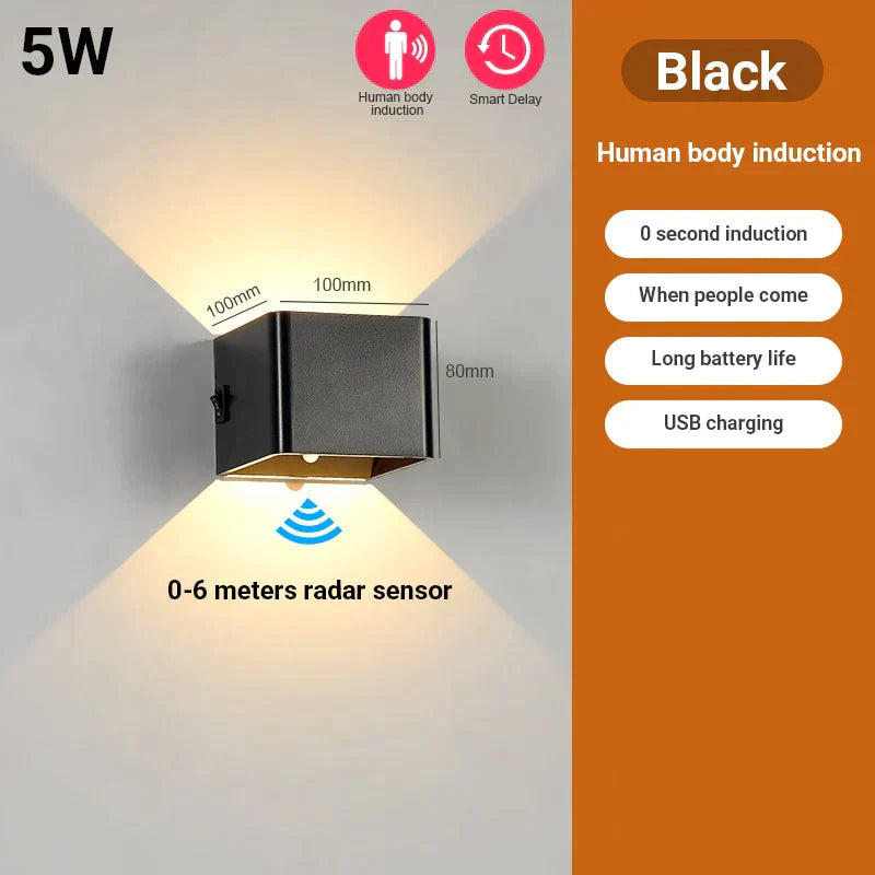 The luxurious and wireless wall lamp!