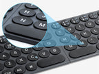 Portable Foldable Keyboard, with Ultra-slim & Lightweight Design, for Travel, Home, Office & More