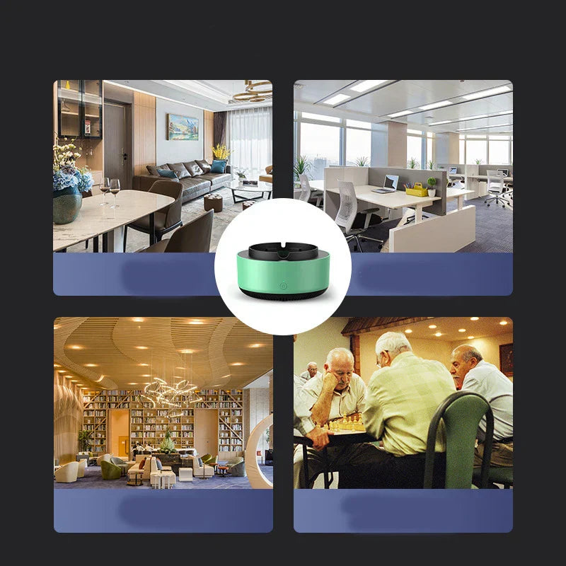 Smoke Eliminator Electronic Ashtray Air Purifier - Home Office