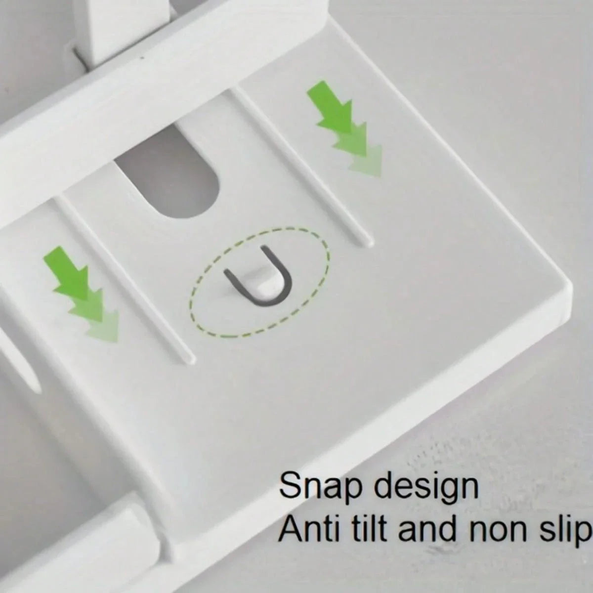 2 layers adjustable shelf organizer