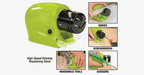 Revolutionary, elegant, multifunctional cordless safe sharpener - smart, strong, and sophisticated!