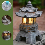 Japanese garden lantern - Weatherproof LED outdoor lighting for Zen gardens