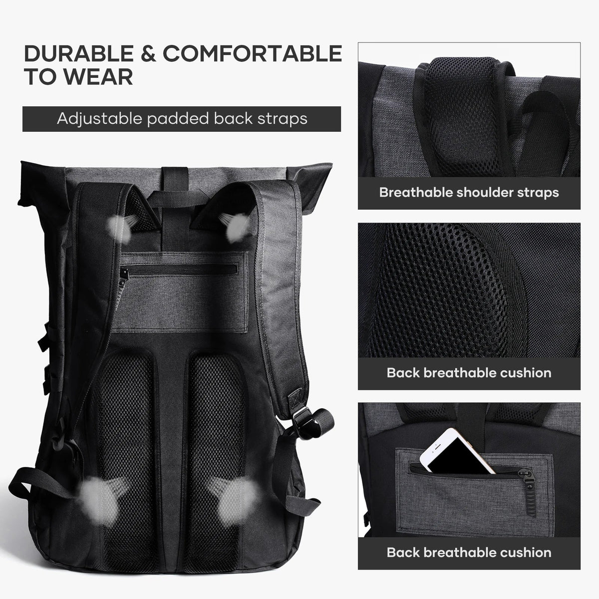 SportGear Backpack with Ball Compartment and Shoe Compartment – 35L Softback