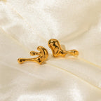 Dainty Melt Earrings