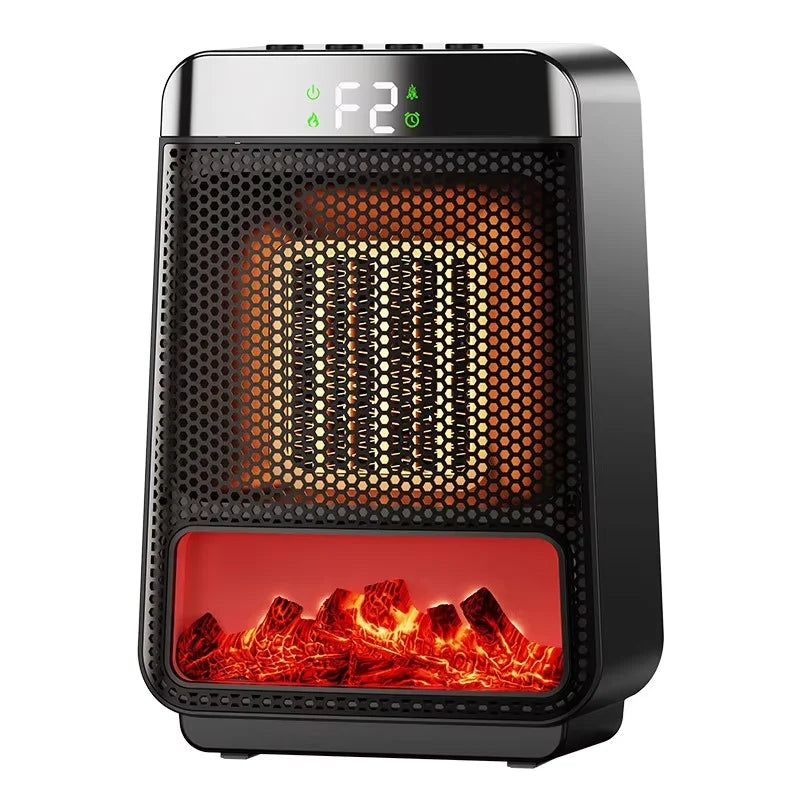 1500W Portable Electric Heater PTC Heating Fan Mini Space Heater
