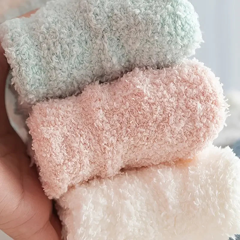 Winter Socks FrostStep | With Fleece Lining | 5-Pack | Solid Color | Size EU 34–40