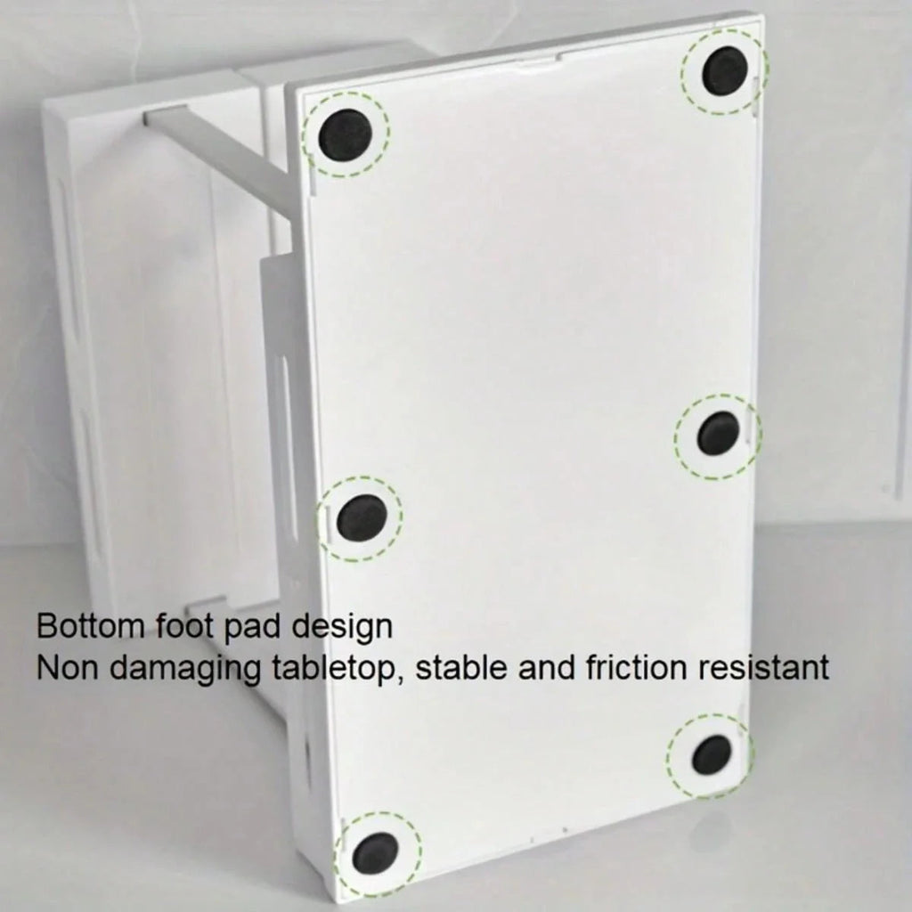 2 layers adjustable shelf organizer