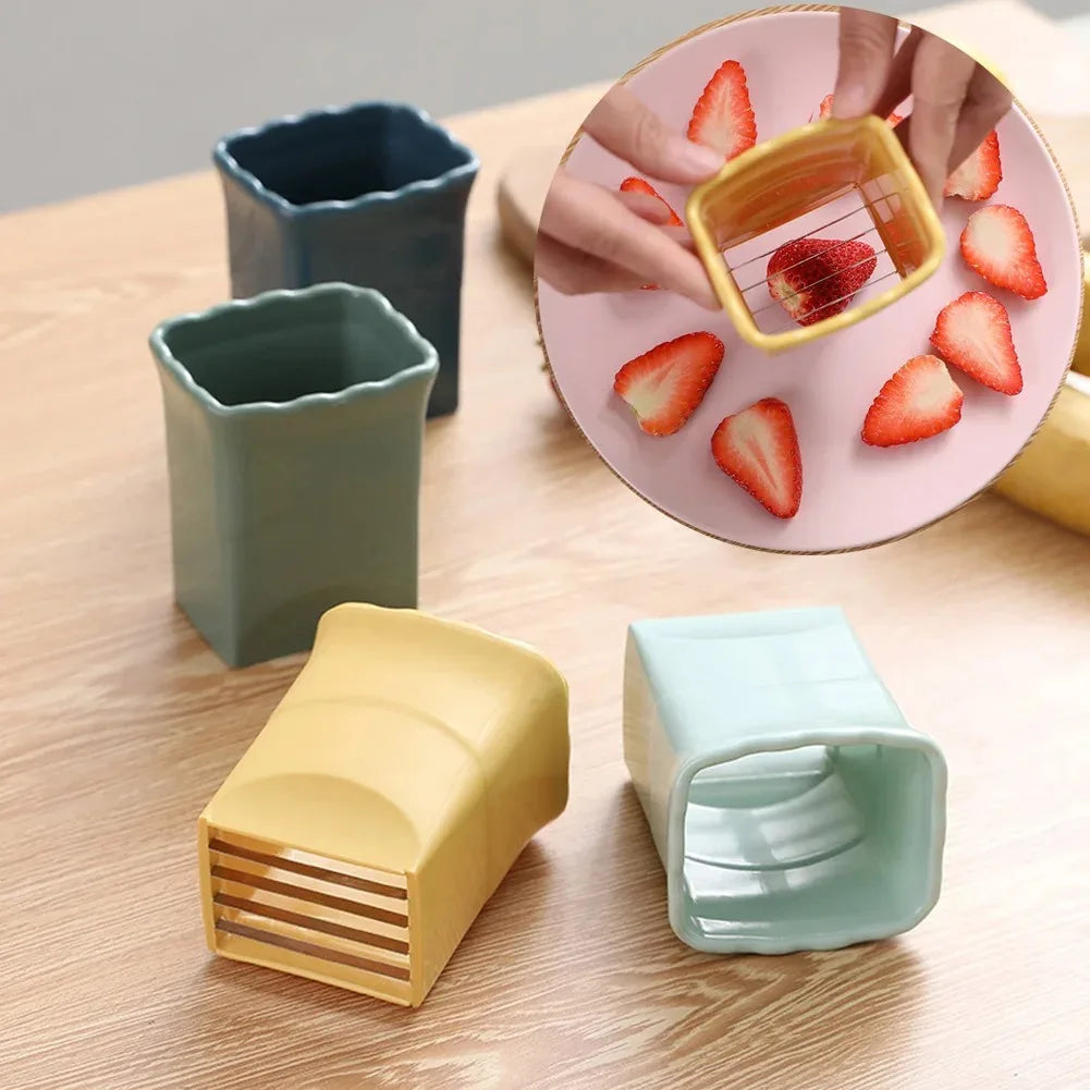 Stainless Steel Handheld Fruit Cup Slicer