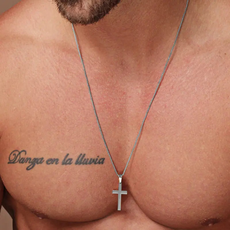 Classic Cross Men's Necklace