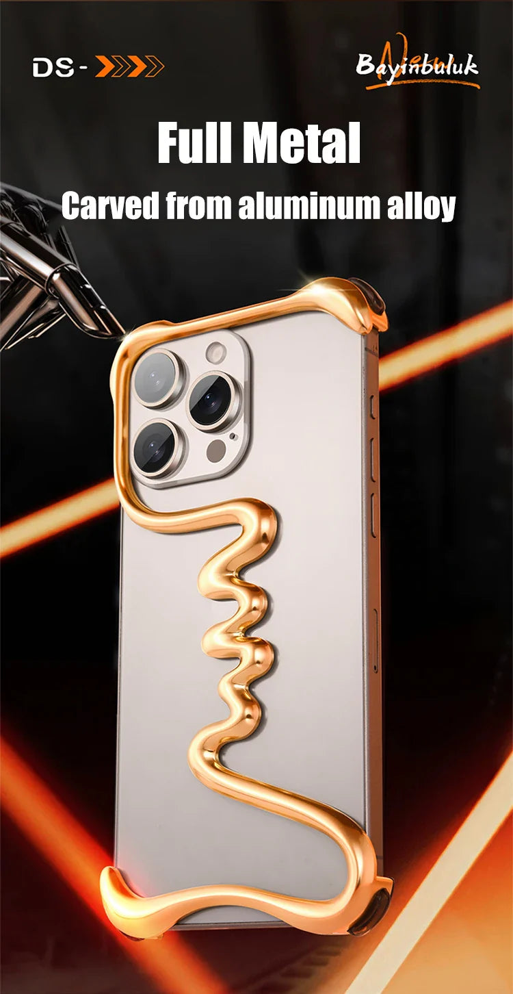 Metal Alloy Frameless iPhone Case